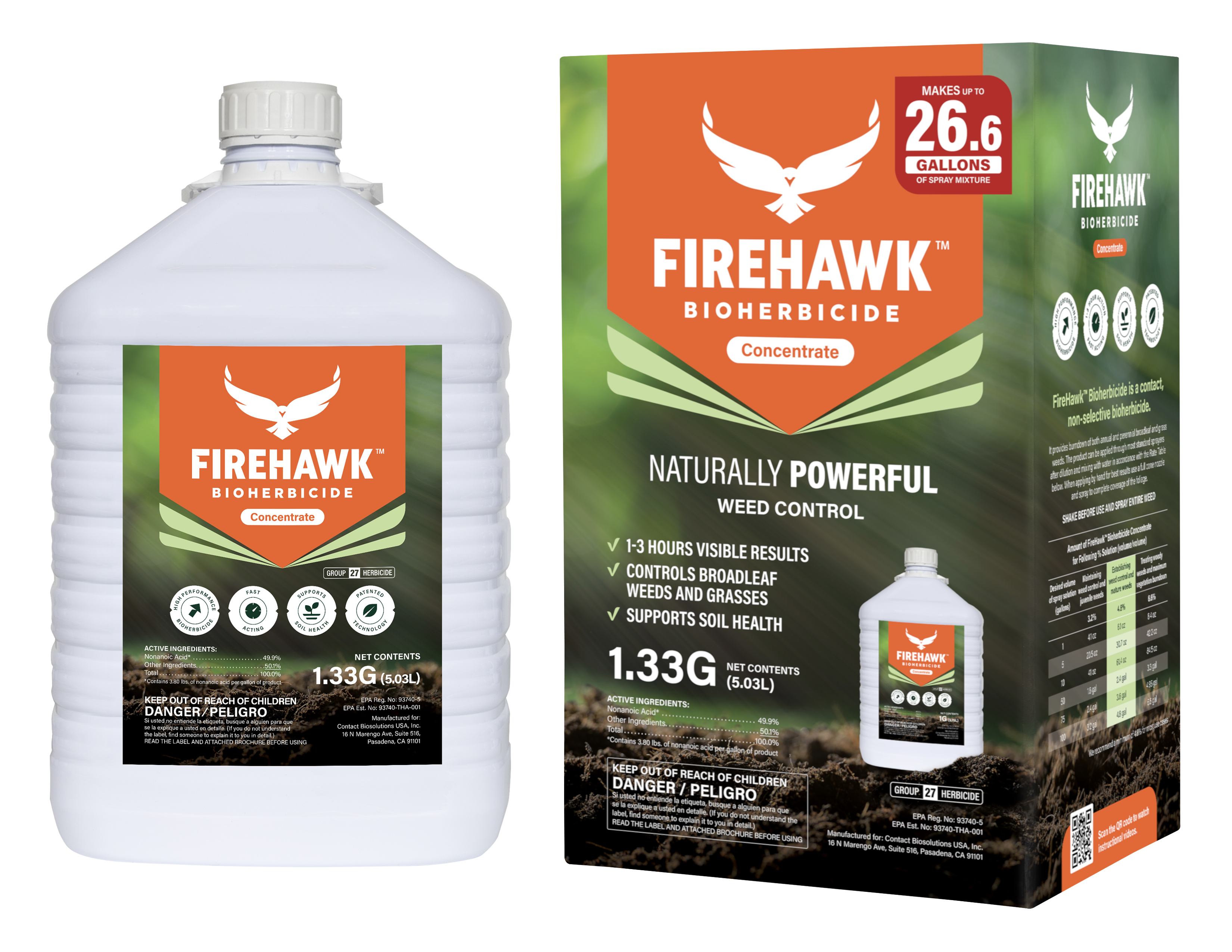 FireHawk Bioherbicide Concentrate-1.33G