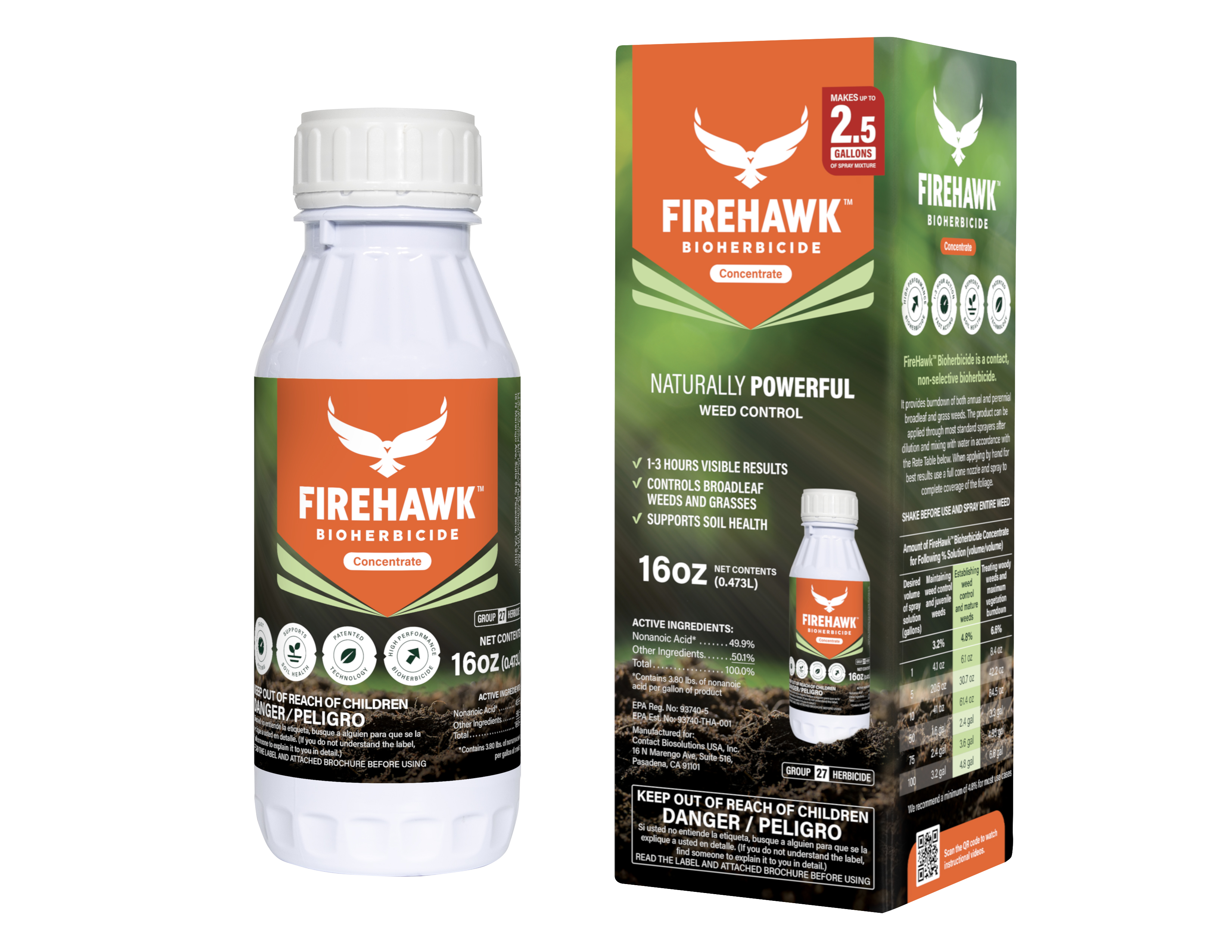 FireHawk Bioherbicide Concentrate-16Oz
