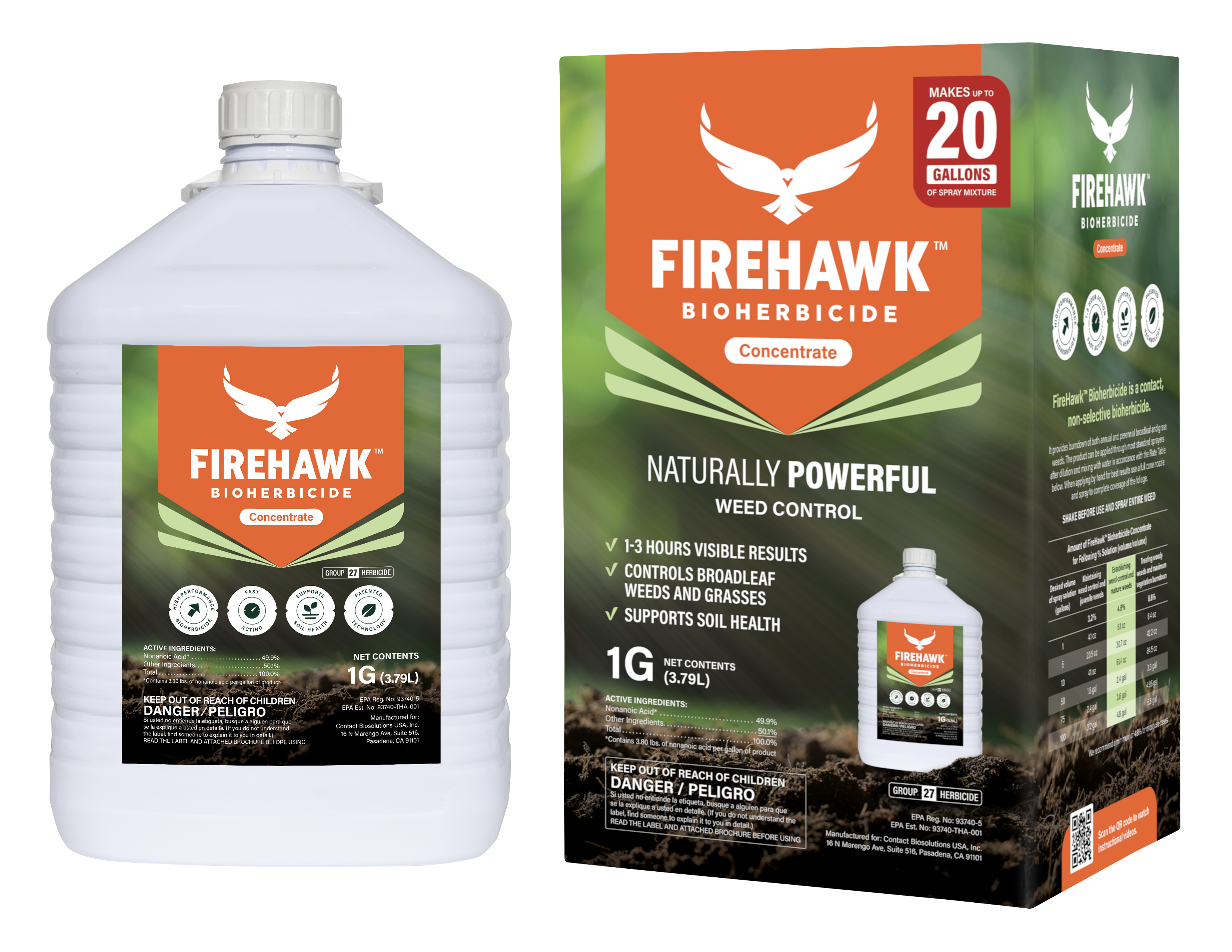 FireHawk Bioherbicide Concentrate-1G
