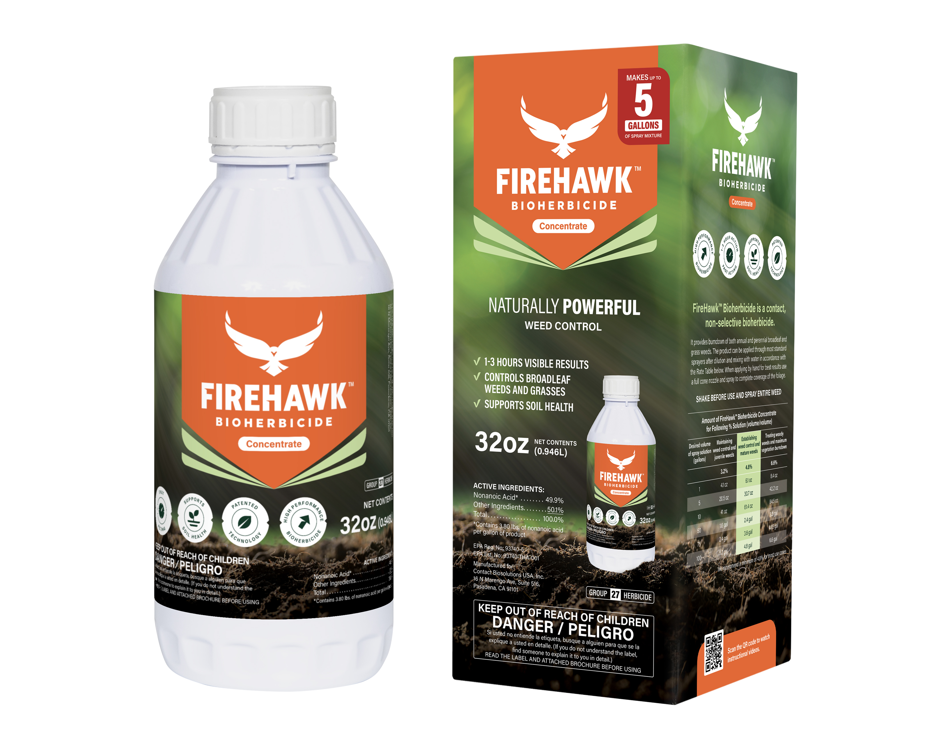 FireHawk Bioherbicide Concentrate-32Oz